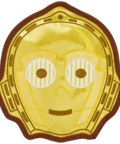 STAR WARS C-3PO Flat Plush Squeaky Dog Toy
