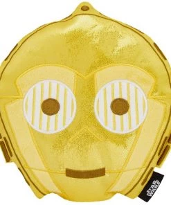 STAR WARS C-3PO Round Plush Squeaky Dog Toy