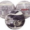 STAR WARS DEATH STAR Fetch Squeaky Tennis Ball Dog Toy, 3 count