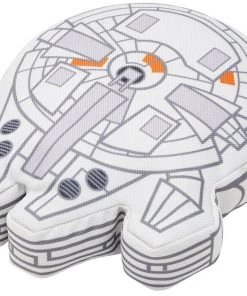 STAR WARS MILLENNIUM FALCON Ballistic Nylon Plush Squeaky Dog Toy