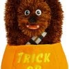STAR WARS Halloween CHEWBACCA in a Pumpkin Plush Squeaky Dog Toy