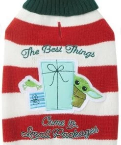 STAR WARS THE MANDALORIAN GROGU "The Best Things" Dog & Cat Sweater -STAR WARS Shop 270586 PT4. SY630 V1631659682