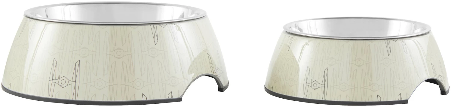 STAR WARS TIE FIGHTER Non-Skid Stainless Steel with Melamine Stand Dog & Cat Bowl 5 STAR WARS TIE FIGHTER Non-Skid Stainless Steel with Melamine Stand Dog & Cat Bowl - Image 5