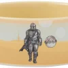 STAR WARS THE MANDALORIAN & CHILD Desert Non-Skid Ceramic Dog & Cat Bowl