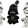 STAR WARS New Year's Eve STORMTROOPER Plush Squeaky Dog Toy, 3 count