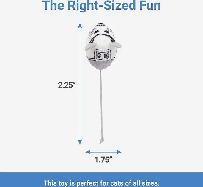 STAR WARS C-3PO Plush Kicker + STORMTROOPER Plush Mice Cat Toy with Catnip 6 STAR WARS C-3PO Plush Kicker + STORMTROOPER Plush Mice Cat Toy with Catnip - Image 6