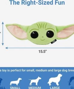 STAR WARS THE MANDALORIAN GROGU + CHEWBACCA Round Plush Squeaky Dog Toy 9 STAR WARS THE MANDALORIAN GROGU + CHEWBACCA Round Plush Squeaky Dog Toy -STAR WARS Shop 302560 PT2. SY630 V1623054441