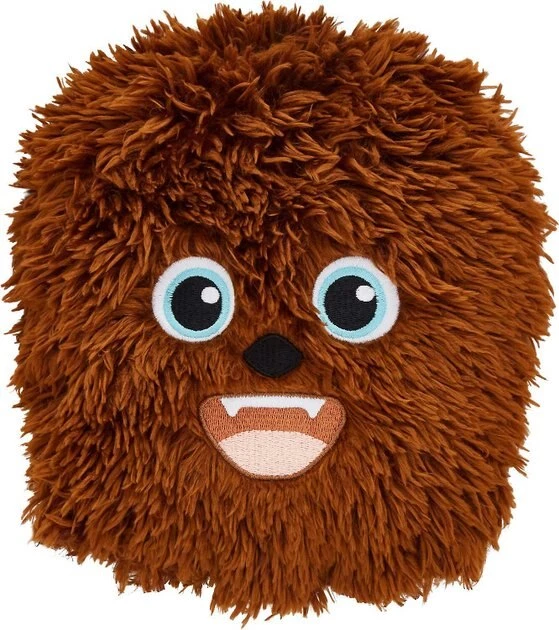 STAR WARS THE MANDALORIAN GROGU + CHEWBACCA Round Plush Squeaky Dog Toy 5 STAR WARS THE MANDALORIAN GROGU + CHEWBACCA Round Plush Squeaky Dog Toy - Image 5