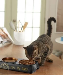 STAR WARS Melamine Stainless Steel Double Dog & Cat Bowl -STAR WARS Shop 315271 PT3. SY630 V1647282855