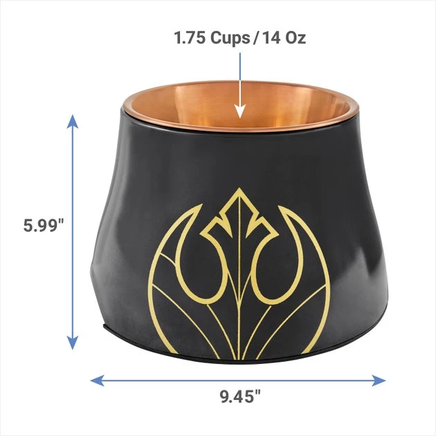 STAR WARS Elevated Melamine Stainless Steel Dog & Cat Bowl 2 STAR WARS Elevated Melamine Stainless Steel Dog & Cat Bowl - Image 2