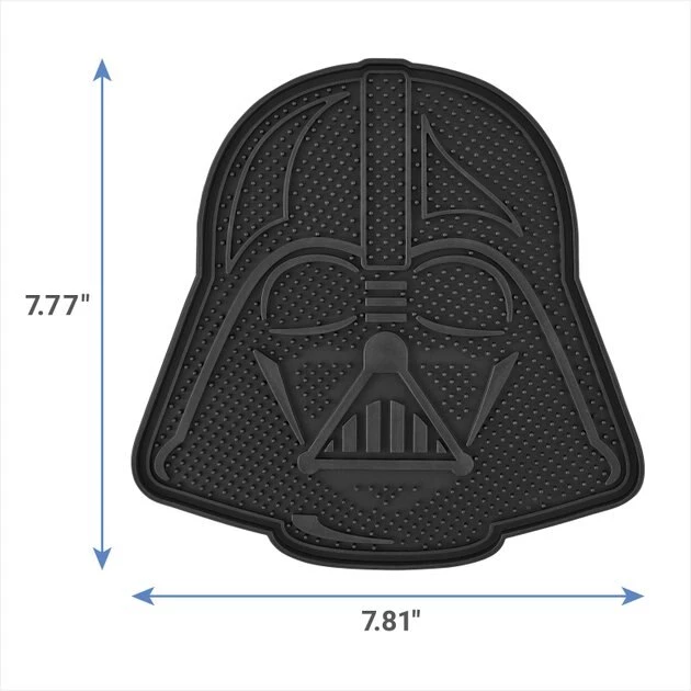 STAR WARS DARTH VADER Silicone Dog & Cat Treat Yummy Mat, Black 2 STAR WARS DARTH VADER Silicone Dog & Cat Treat Yummy Mat, Black - Image 2