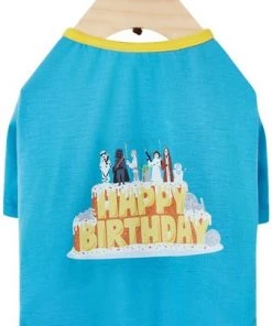 STAR WARS Happy Birthday Dog & Cat T-shirt -STAR WARS Shop 316104 PT4. SY630 V1646181388