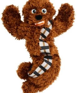 STAR WARS CHEWBACCA Bungee Plush Squeaky Dog Toy
