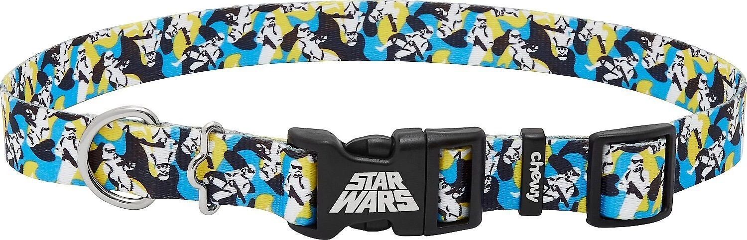 STAR WARS STORMTROOPER Collar, LG - Neck: 18 - 26-in, Width: 1-in + Dog Leash, LG - Length: 6-ft, Width: 1-in 2 STAR WARS STORMTROOPER Collar, LG - Neck: 18 - 26-in, Width: 1-in + Dog Leash, LG - Length: 6-ft, Width: 1-in - Image 2