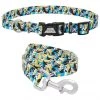 STAR WARS STORMTROOPER Collar, MD - Neck: 14 - 20-in, Width: 3/4-in + Dog Leash, MD - Length: 6-ft, Width: 3/4-in