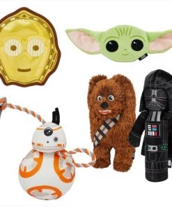 STAR WARS Branded Pack - STAR WARS BB-8 Ballistic Nylon Plush Squeaky Dog Toy + 4 other items